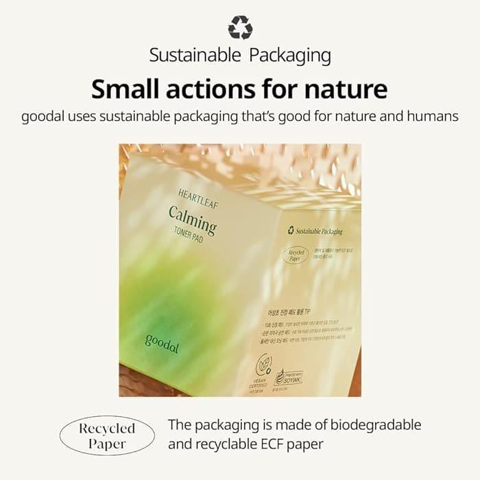 Goodal - Heartleaf Calming Toner Pad 70 Pads